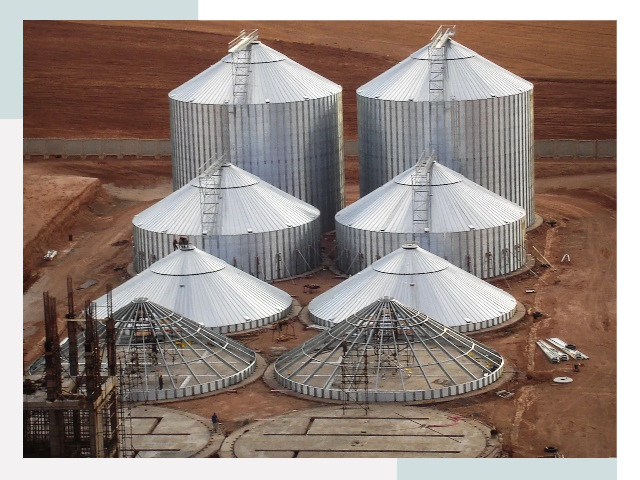 Строительство зерновых силосов в Бузулуке